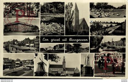 Een groet uit HOOGEVEEN Multiview    DRENTHE HOOGEVEEN  HOLLAND HOLANDA NETHERLANDS