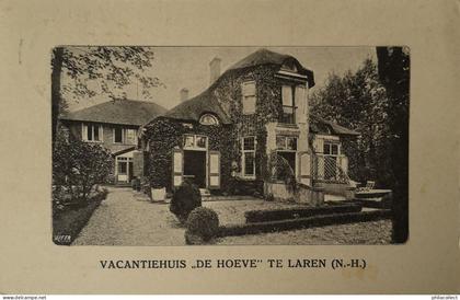 Laren (NH) Vacantiehuis De Hoeve 1922