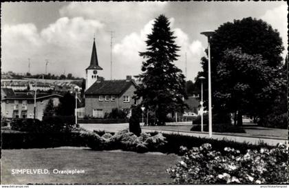 CPA Simpelveld Limburg Niederlande, Oranjeplein, Kirche