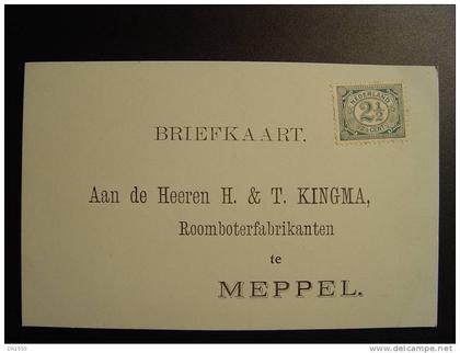 MEPPEL ROOMBOTERFABRIKANTEN HOLLAND  BRIEFKAART