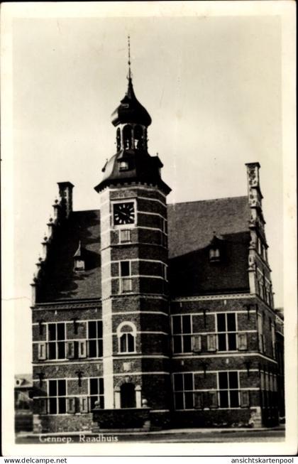 CPA Gennep Nordbrabant Niederlande, Raadhuis