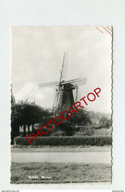 ROLDE-1968-MOLEN-Moulin a Vent-WINDMÜHLE-CARTE PHOTO-Hollande-Niederlande