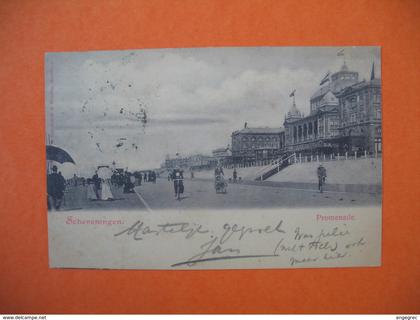 CPA   Scheveningen   -  Promenade     ( bord de mer )