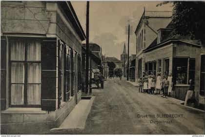 Sliedrecht (ZH) Groet uit - Dorpsstraat (Veel Volk) 19?? Nauta 12560