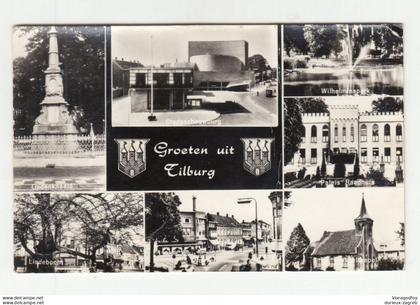 Tilburg old postcard posted ? to Zagreb b210112