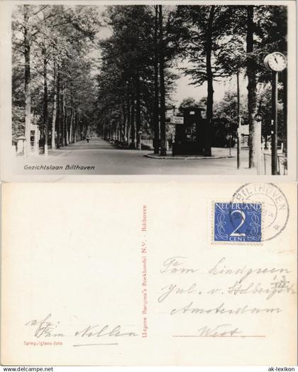 Bilthoven-De Bilt Gezichtslaan Bilthoven Strassen Partie Allee 1955