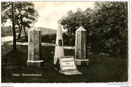 Vaals Drielandenpunt old postcard travelled 1958 bb151013