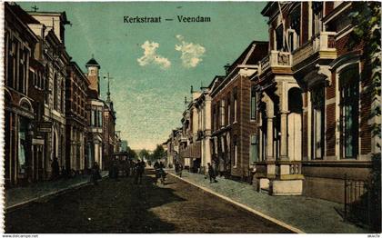 CPA AK VEENDAM Kerkstraat NETHERLANDS (604333)