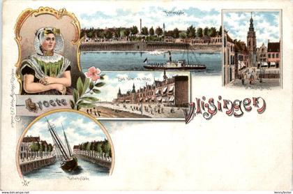 Groete uit Vlissingen - Litho