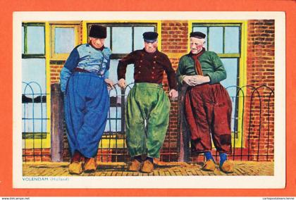 05013 ● Ethnic VOLENDAM Noord-Holland Typ mannen in traditionele kleding Hommes habits traditonnels EMNA Serie 380-399