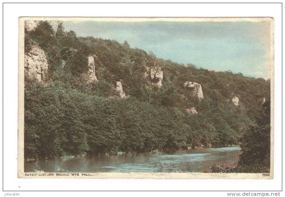 PAYS DE GALLES - SEVER SISTERS ROCKS, WYE VALLEY