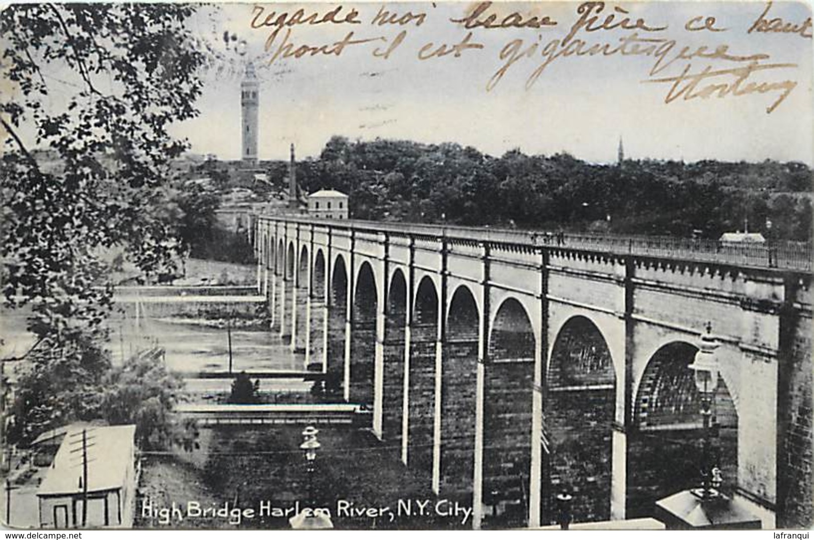 pays div-ref W576- etats unis d amerique -usa -united states -high bridge harlem river - new york city  -