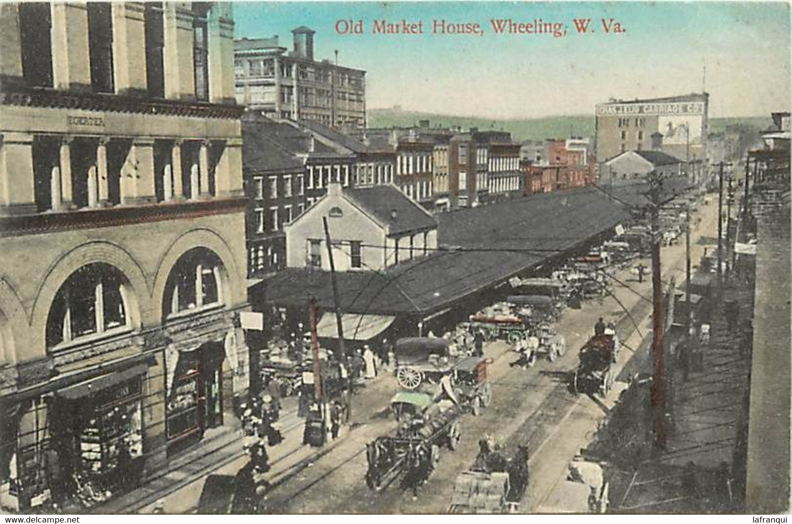 pays  div ref Y974 - etats unis - usa - old market house  - wheeling  w va  -