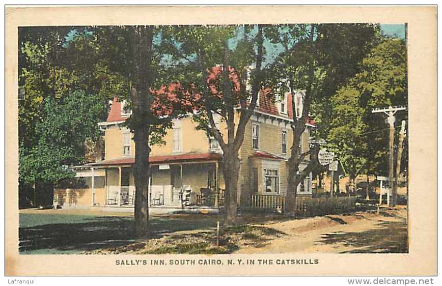 pays divers- etats unis -usa -ref A242- sally s inn south cairo , ny in the catskills  -