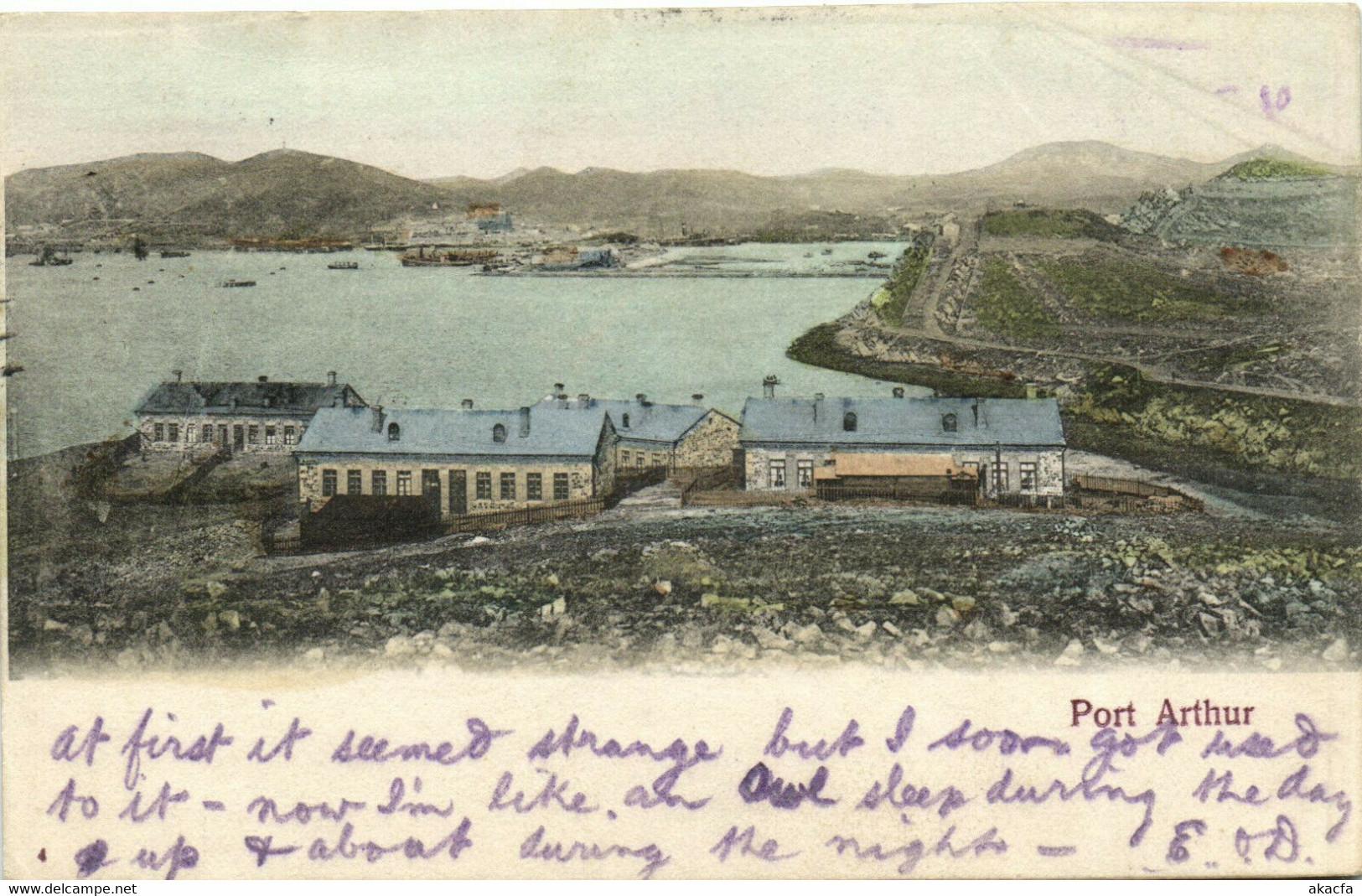 PC AUSTRALIA, PORT ARTHUR, BAY SCENE, Vintage Postcard (b31440)