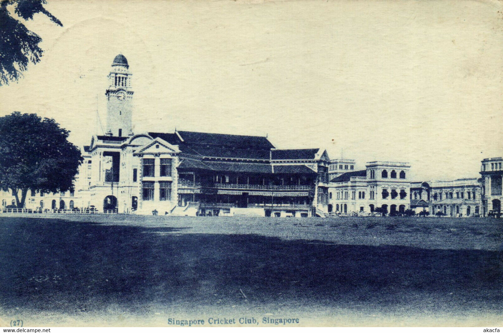 PC CPA SINGAPORE, SINGAPORE CRICKET CLUB, Vintage Postcard (b18708)