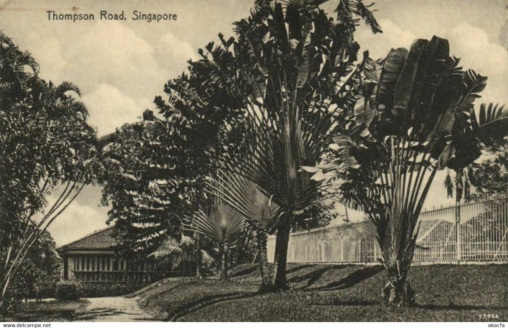 PC CPA SINGAPORE, THOMPSON ROAD, Vintage Postcard (b18751)