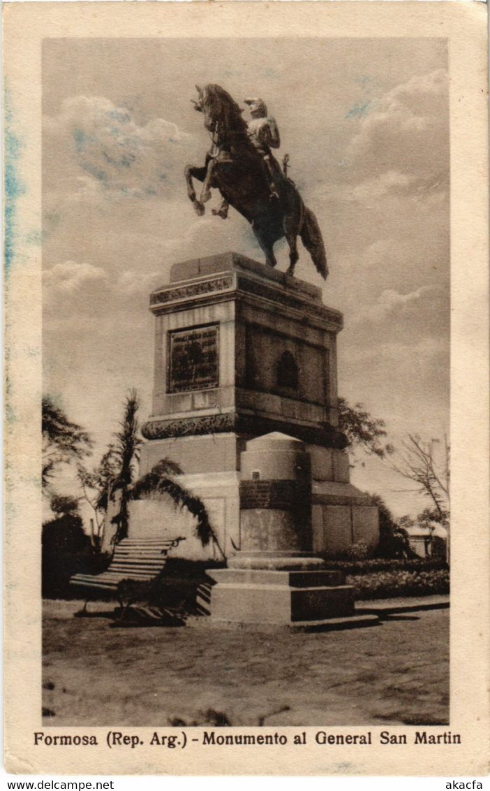 PC FORMOSA MONUMENTO AL GENERAL SAN MARTIN ARGENTINA (a31285)