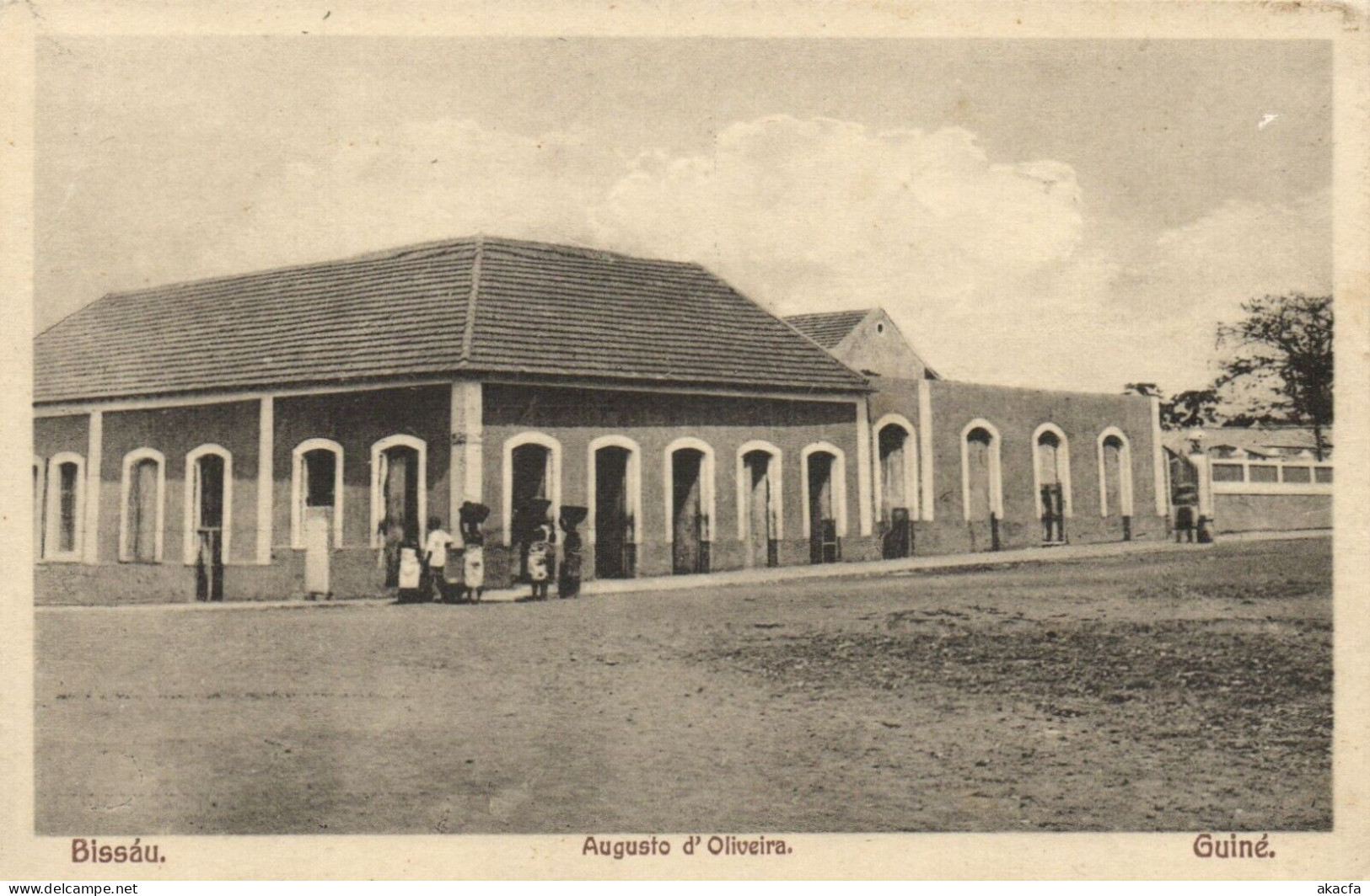 PC GUINEA-BISSAU AFRICA PORTUGUESE COLONY AUGUSTO D'OLIVEIRA Vintage Pc (b54299)