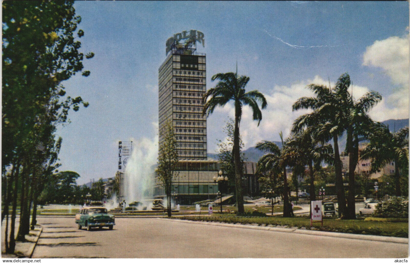 PC VENEZUELA, CARACAS, PLAZA VENEZUELA, Modern Postcard (b43621)