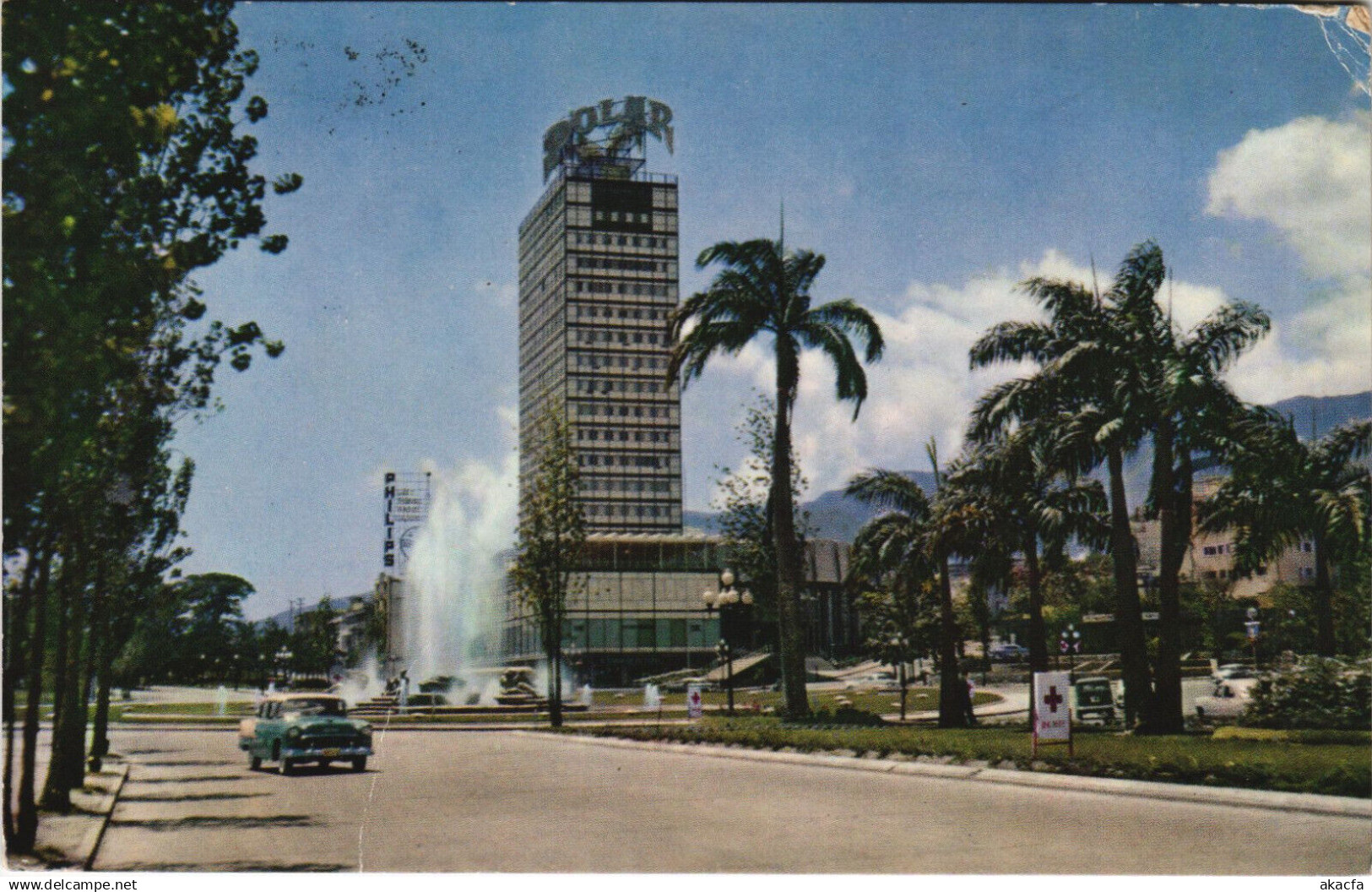 PC VENEZUELA, CARACAS, PLAZA VENEZUELA, Modern Postcard (b43695)