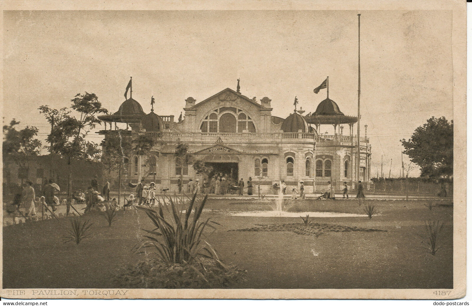 PC02222 The Pavilion. Torquay. 1918. Published by Torquay Times