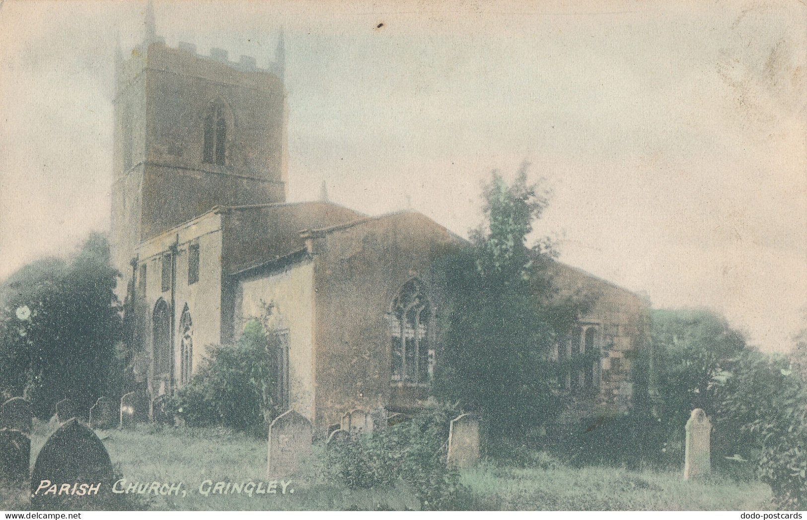 PC04374 Parish Church. Gringley. Jas. Thompson