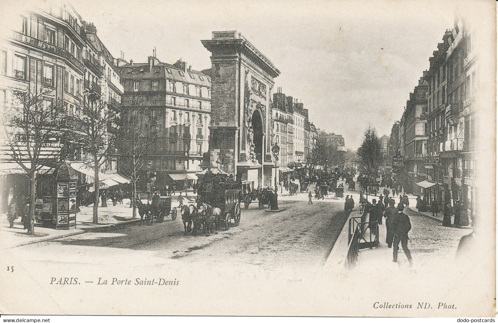 PC08958 Paris. La Porte Saint Denis. ND. No 15