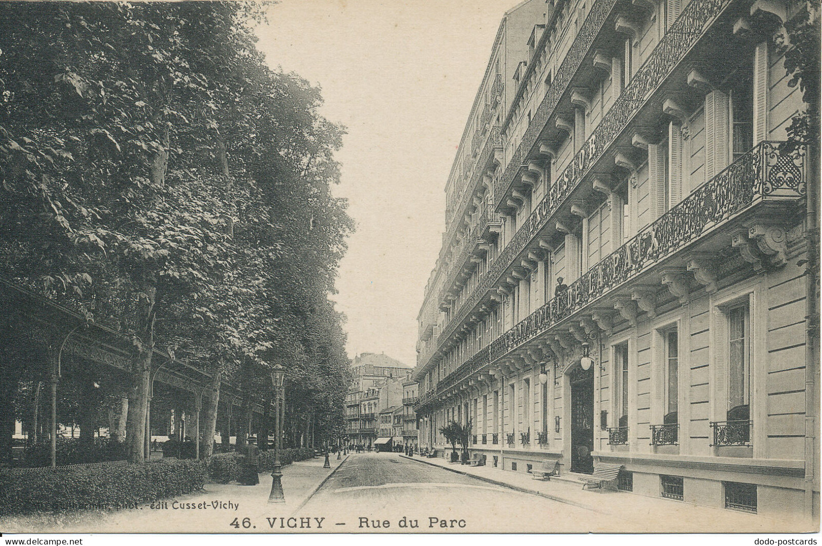 PC10748 Vichy. Rue du Parc. Cusset Vichy