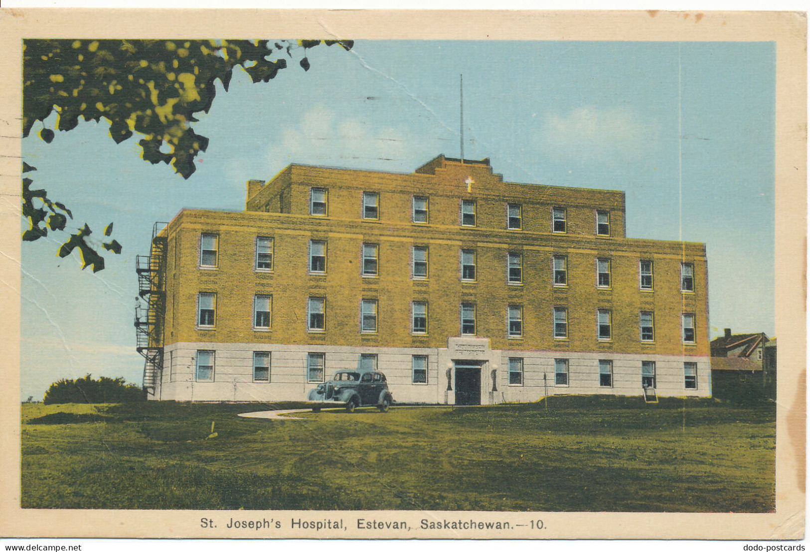 PC10857 St. Josephs Hospital. Estevan. Saskatchewan. Photogelatine. 1947