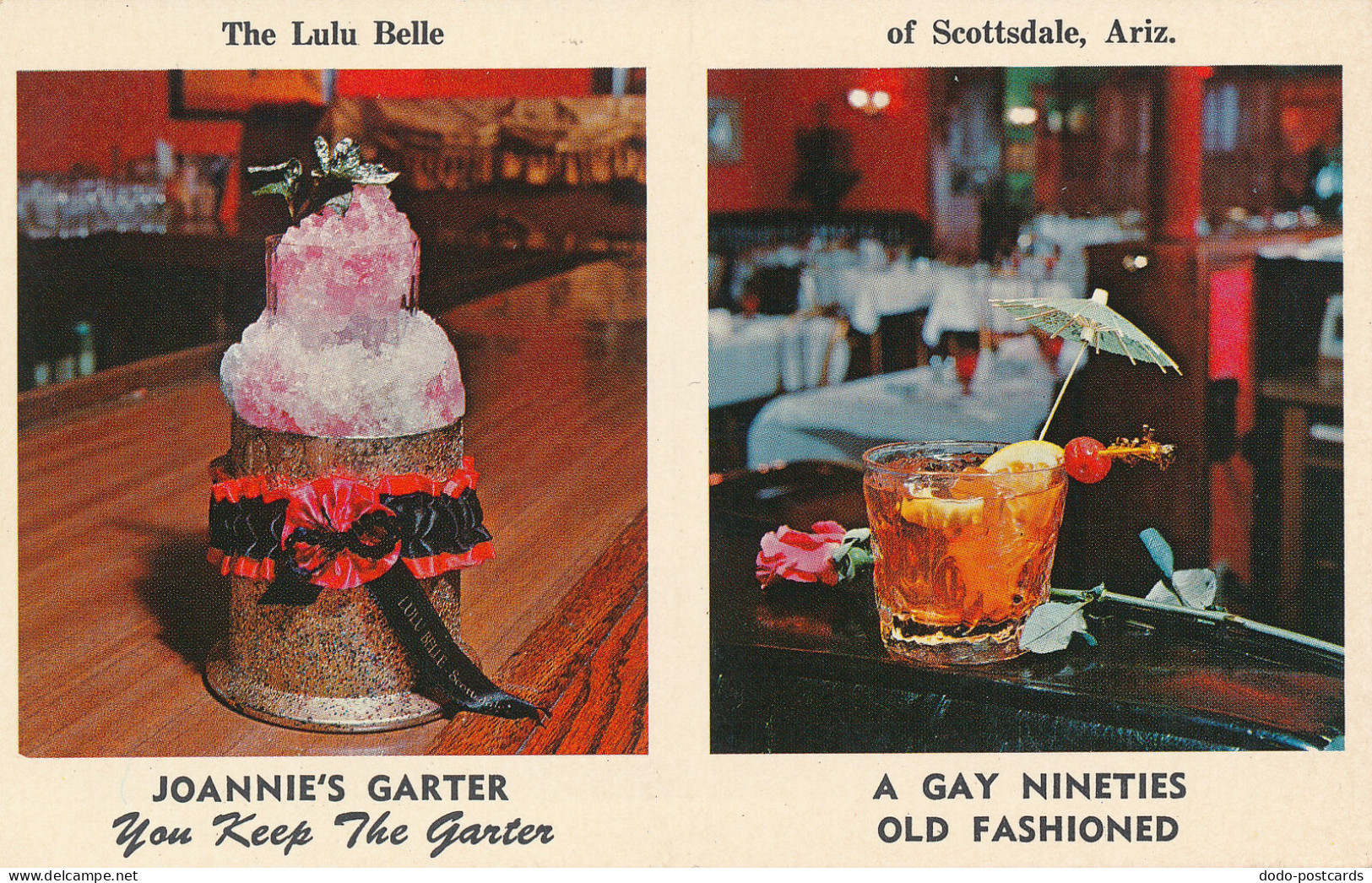 PC19056 The Lulu Belle Restaurant. Scottsdale. Arizona. Joannies Garter. A Gay N