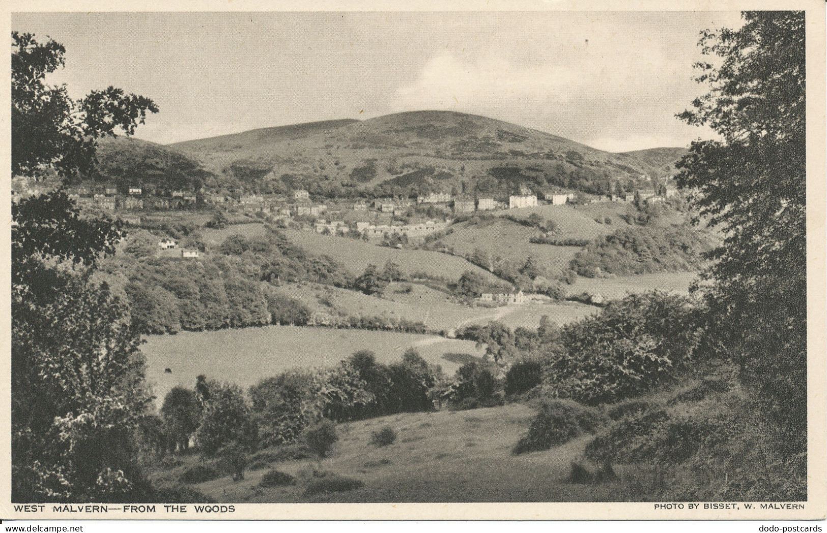 PC20097 West Malvern from the Woods. Bisset. W. Malvern