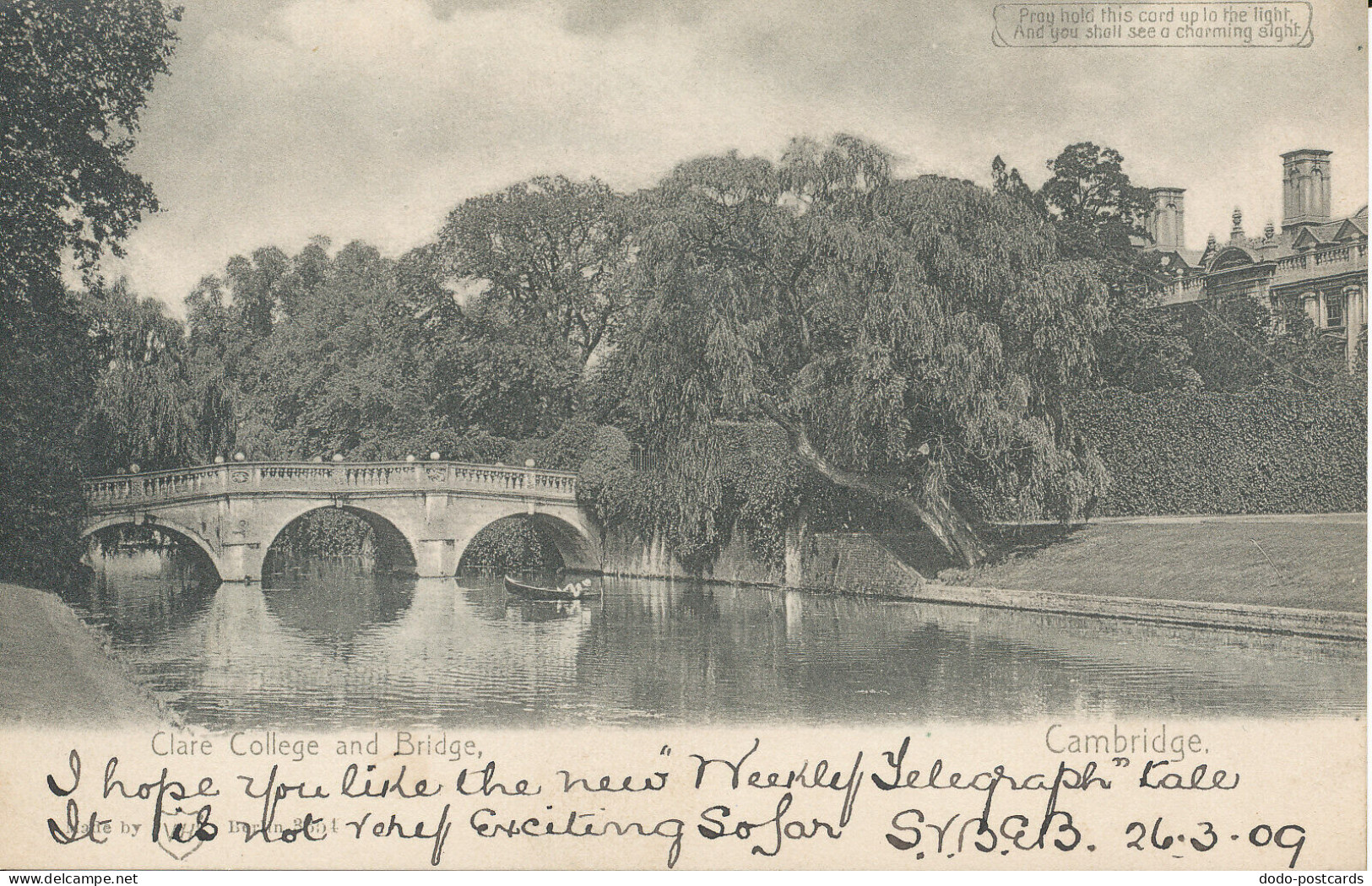 PC28892 Clare College and Bridge. Cambridge