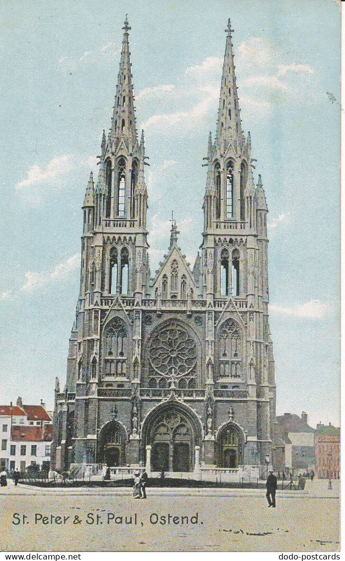 PC34249 St. Peter and St. Paul. Ostend. 1911