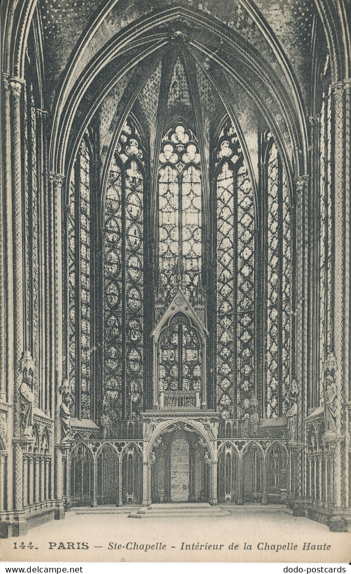 PC40867 Paris. Ste Chapelle. Interieur de la Chapelle Haute. G. Bouchetal. No 14