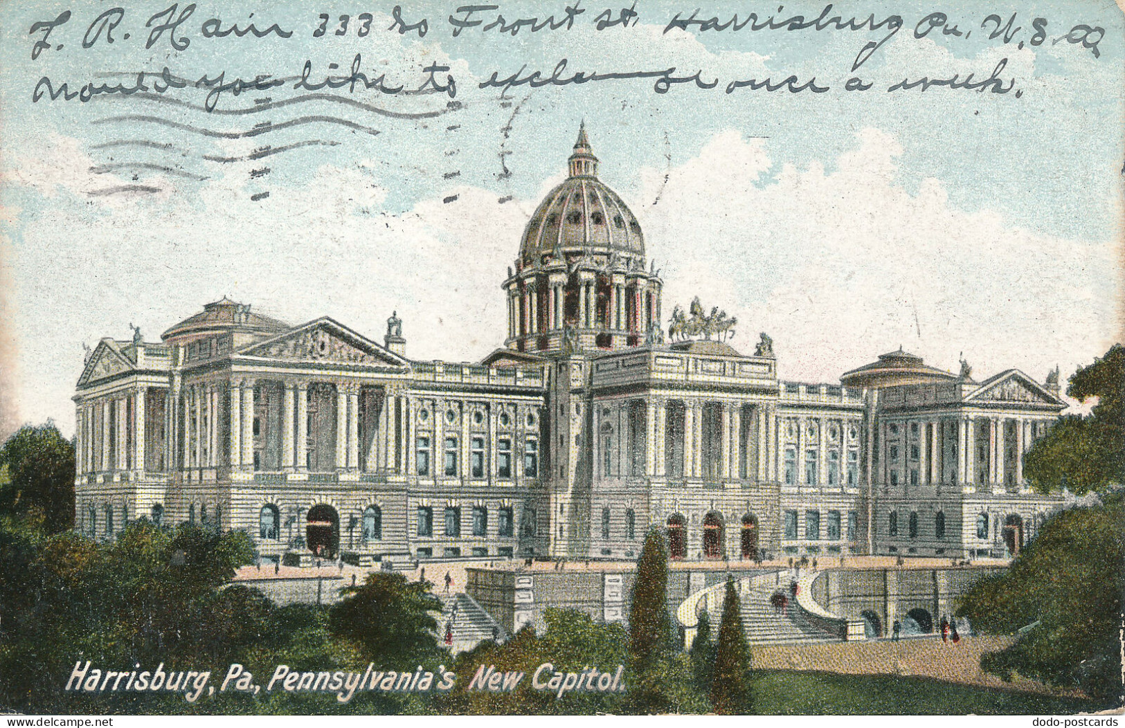 PC43683 Harrisburg. Pa. Pennsylvanias New Capitol. C. Leighton. 1906