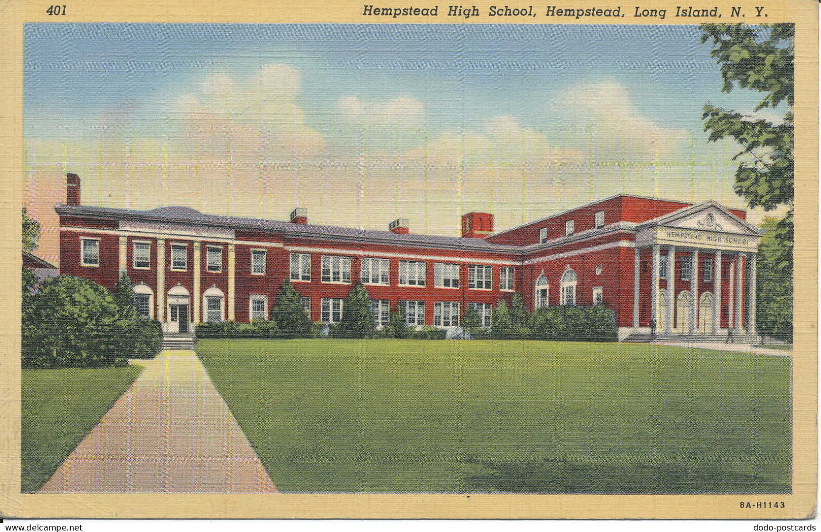 PC47346 Hempstead High School. Hempstead. Long Island. N. Y. Interborough News