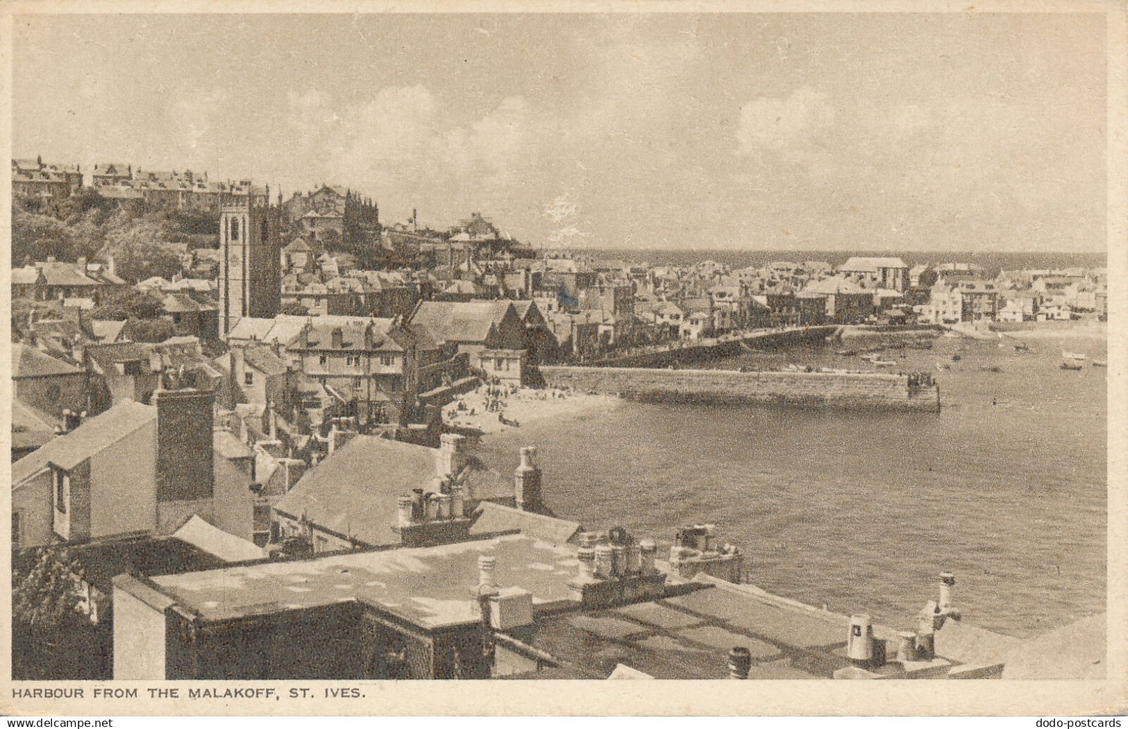 PC48825 Harbour from the Malakoff. St. Ives. RA