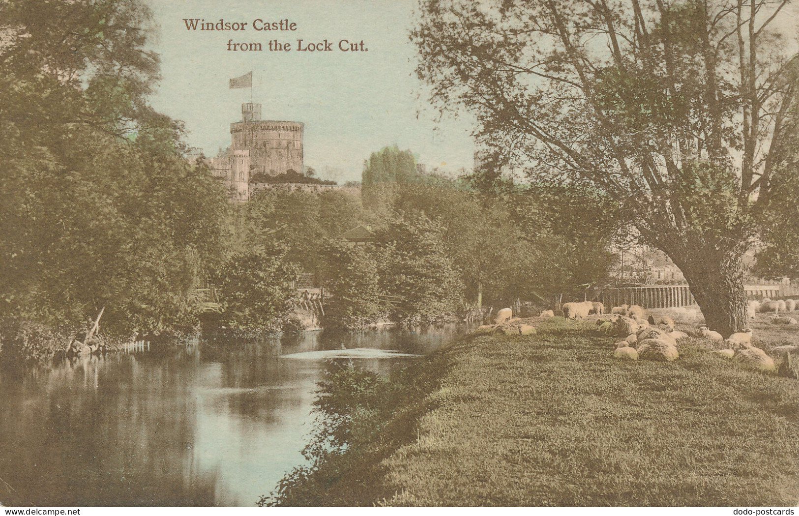 PC65172 Windsor Castle from the Lock Cut. Windsor