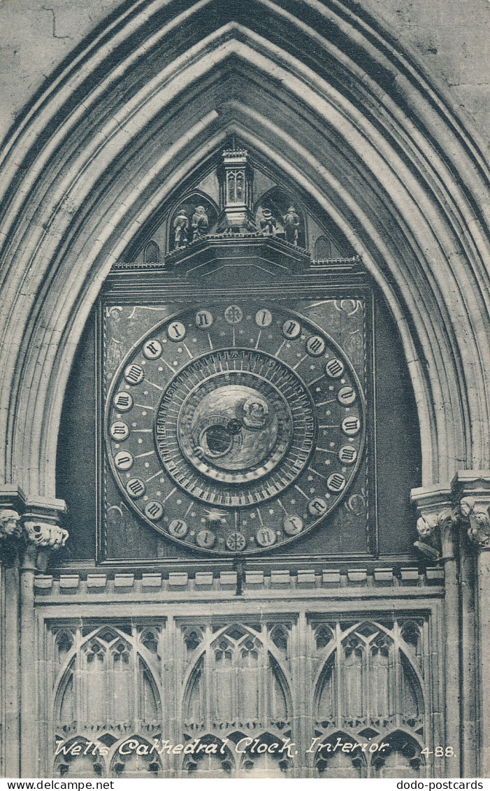 PC65926 Wells Cathedral Clock. Interior. Dawkes ans Partridge