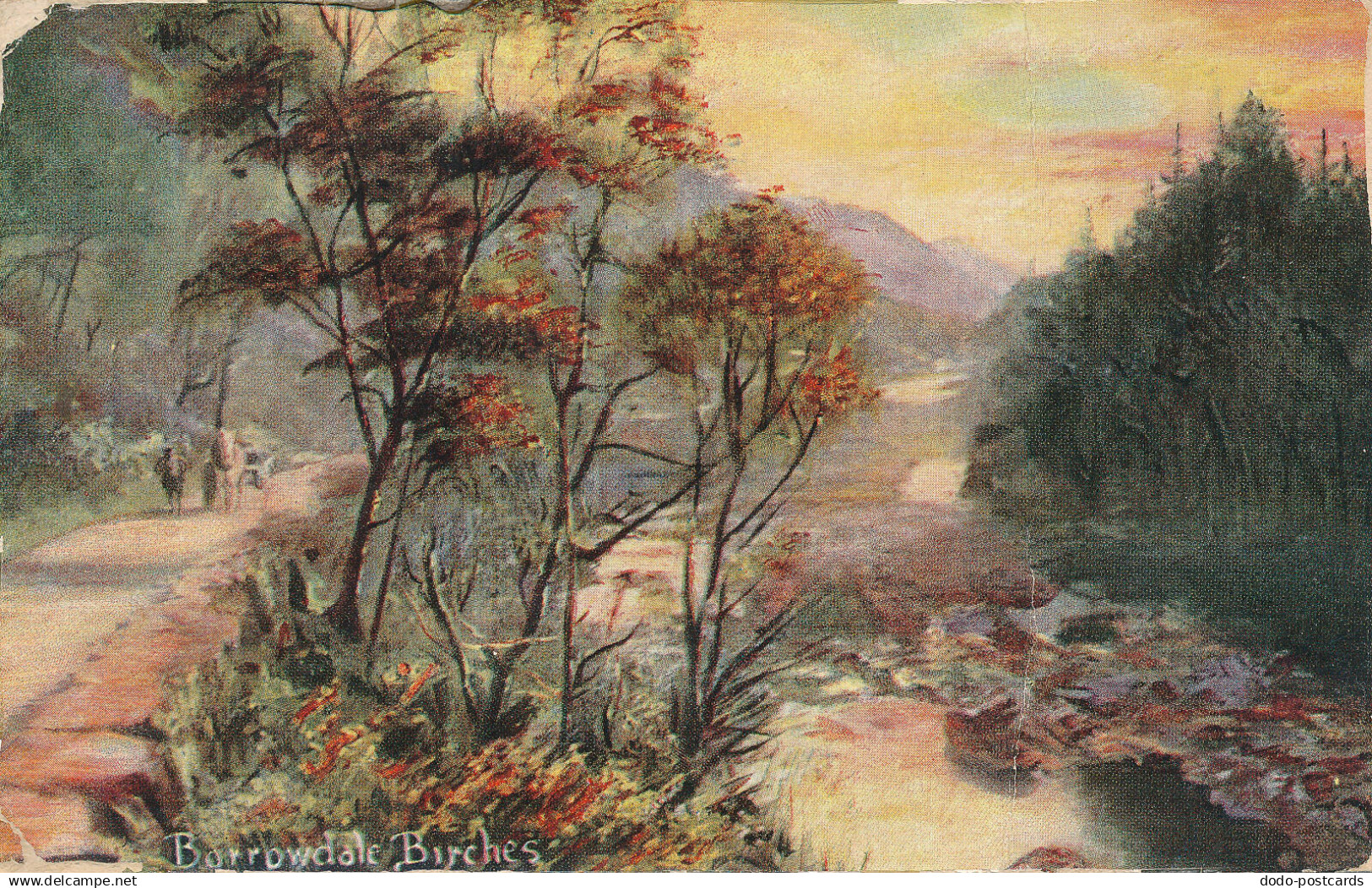 PC69563 Borrowdale. Birches. Hildesheimer. 1909