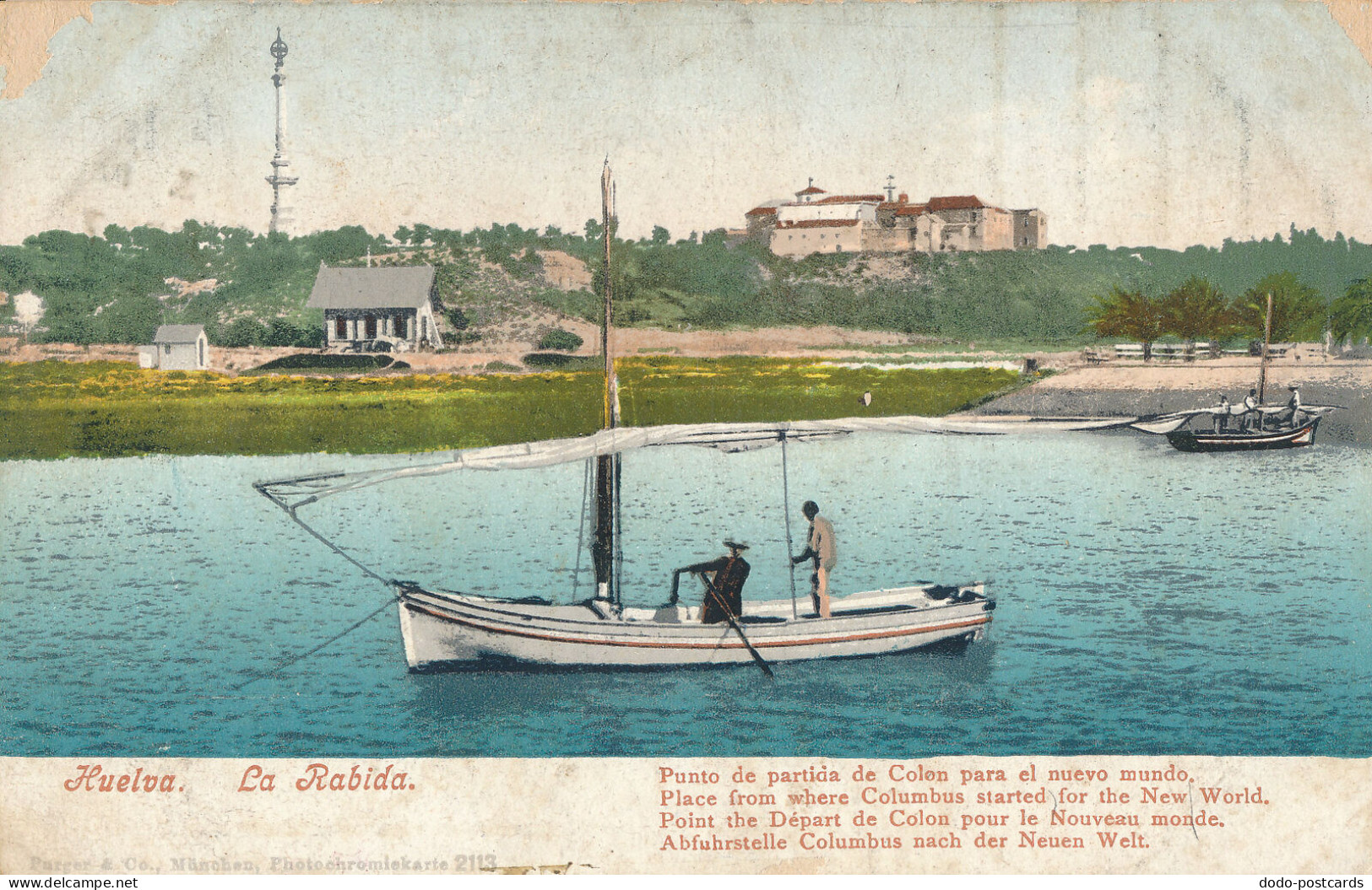 PC70102 Huelva. La Rabida. Purger. 1910