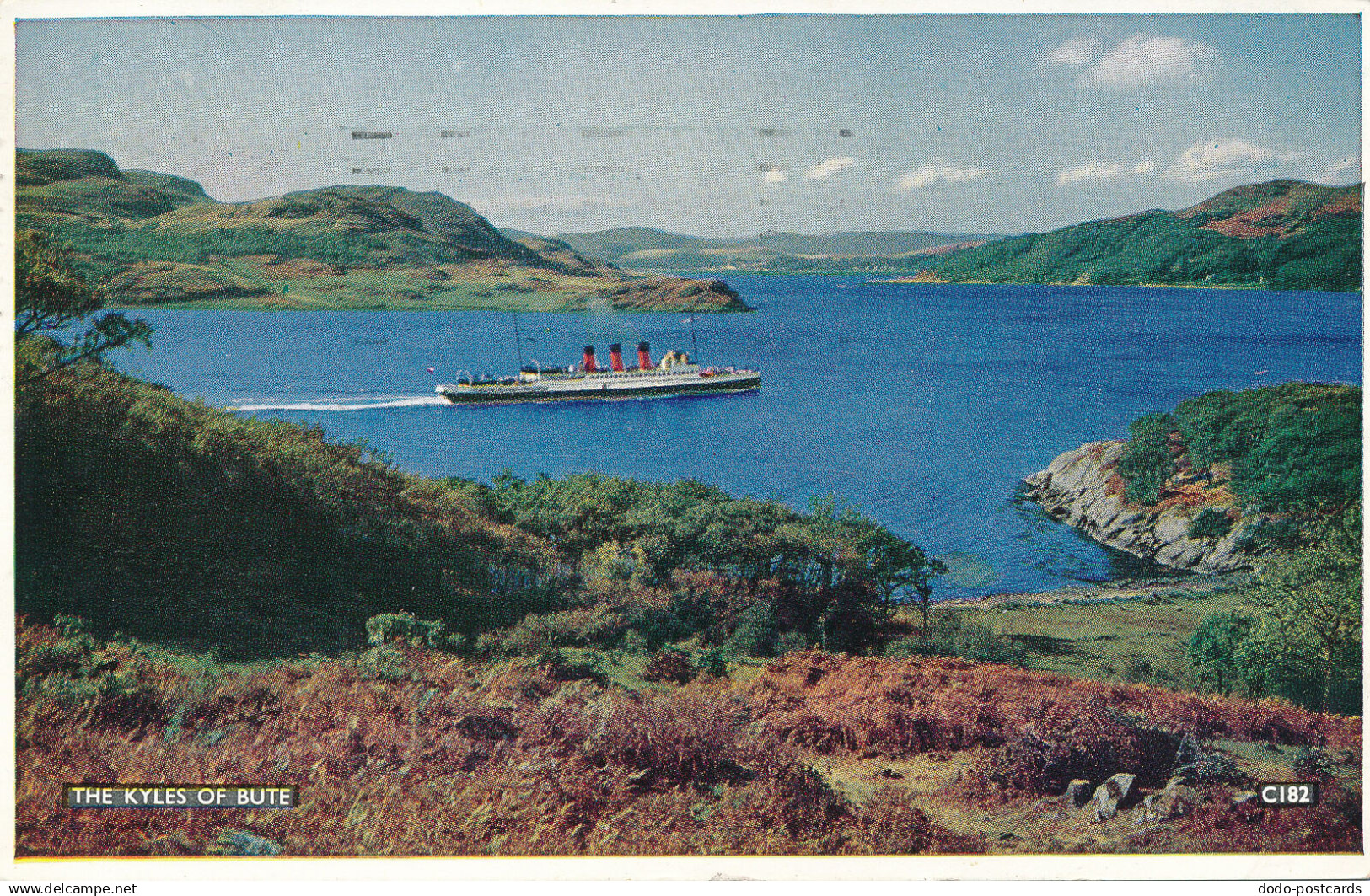 PC70479 The Kyles of Bute. Mastercolour. 1964