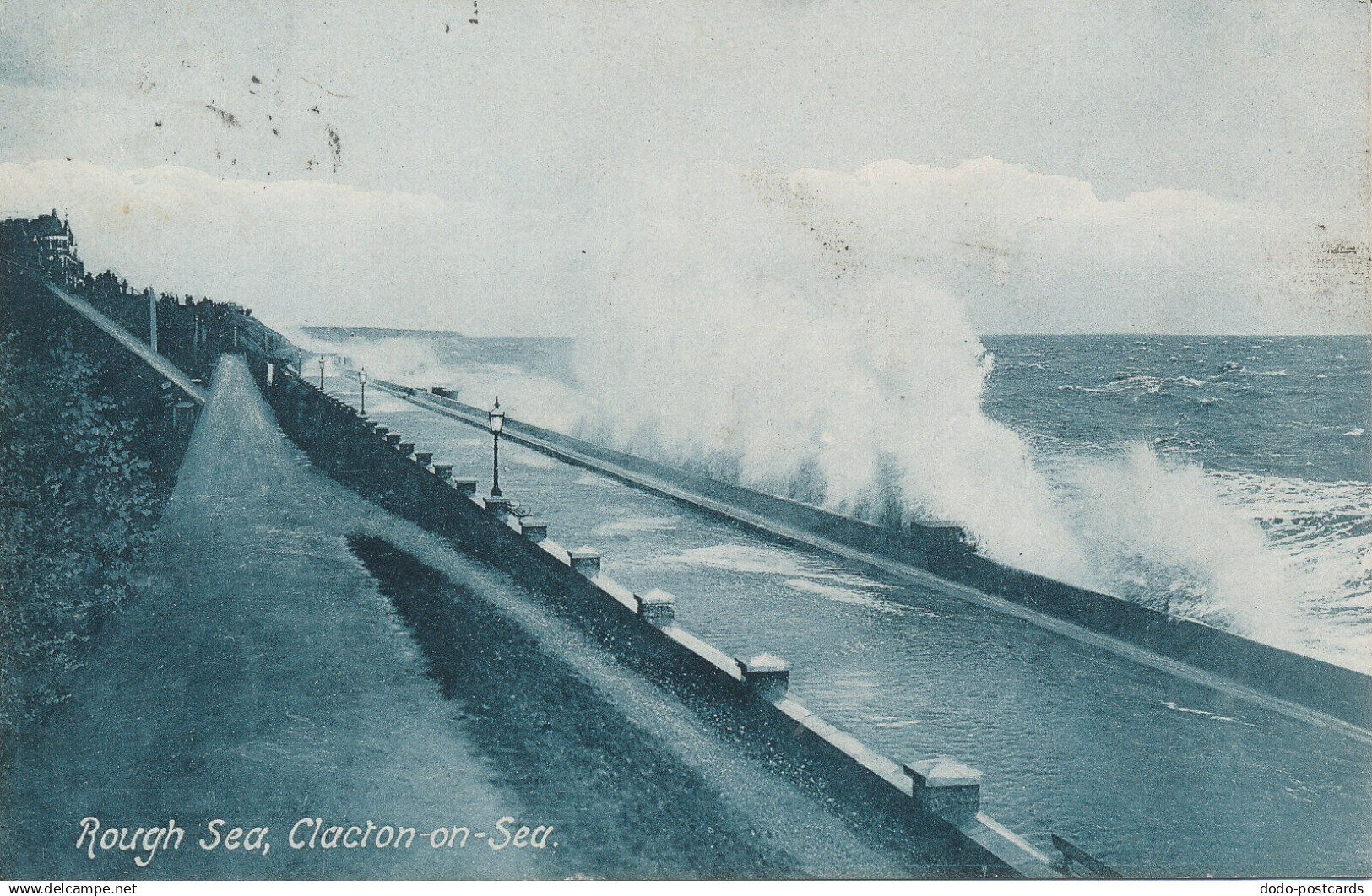 PC75935 Rough Sea. Clacton on Sea. W. H. Smith