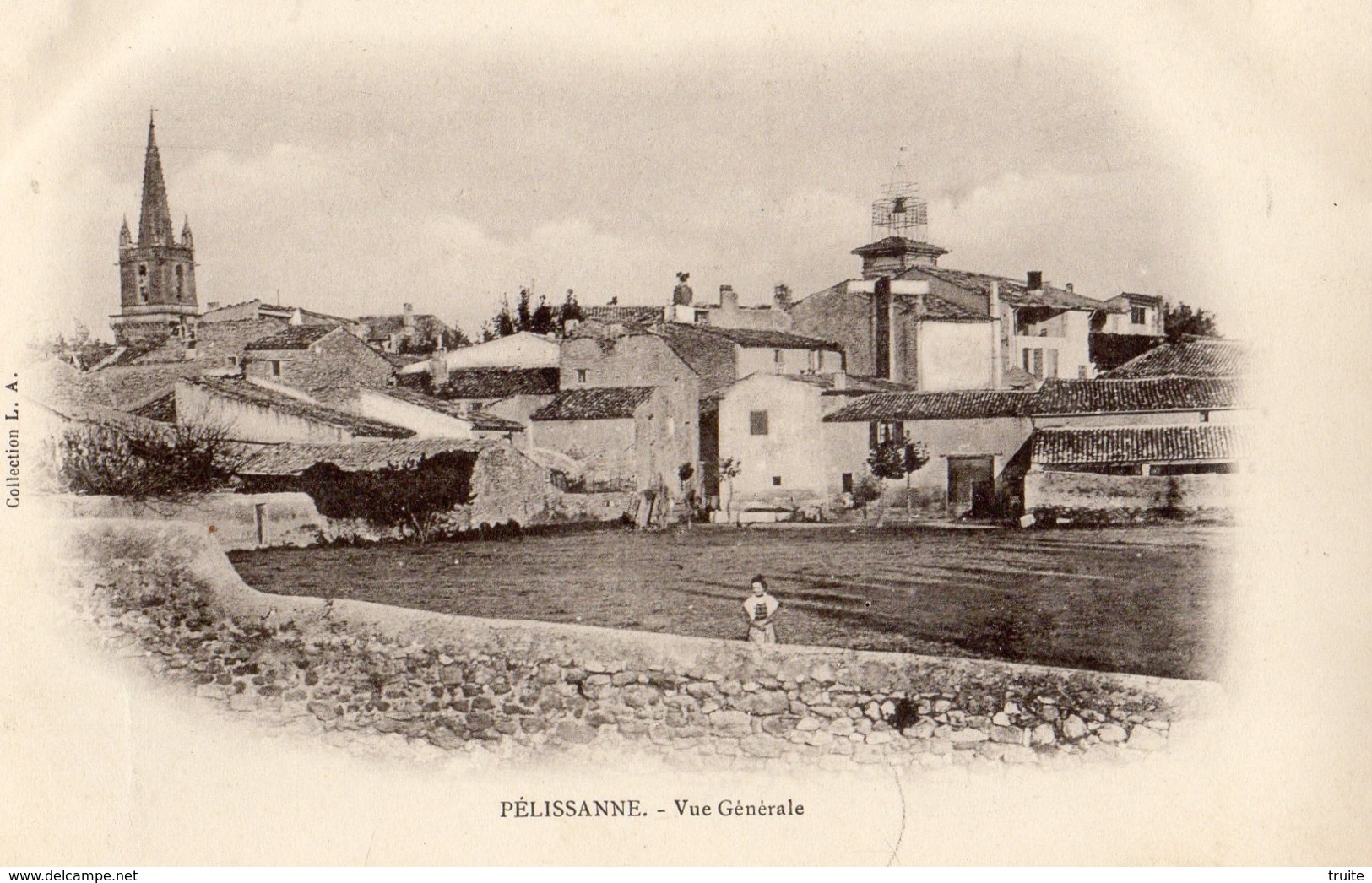 PELISSANNE VUE GENERALE (CARTE PRECURSEUR)