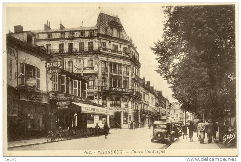 Périgueux 24 - Cours Montaigne - Banque - Solex ?