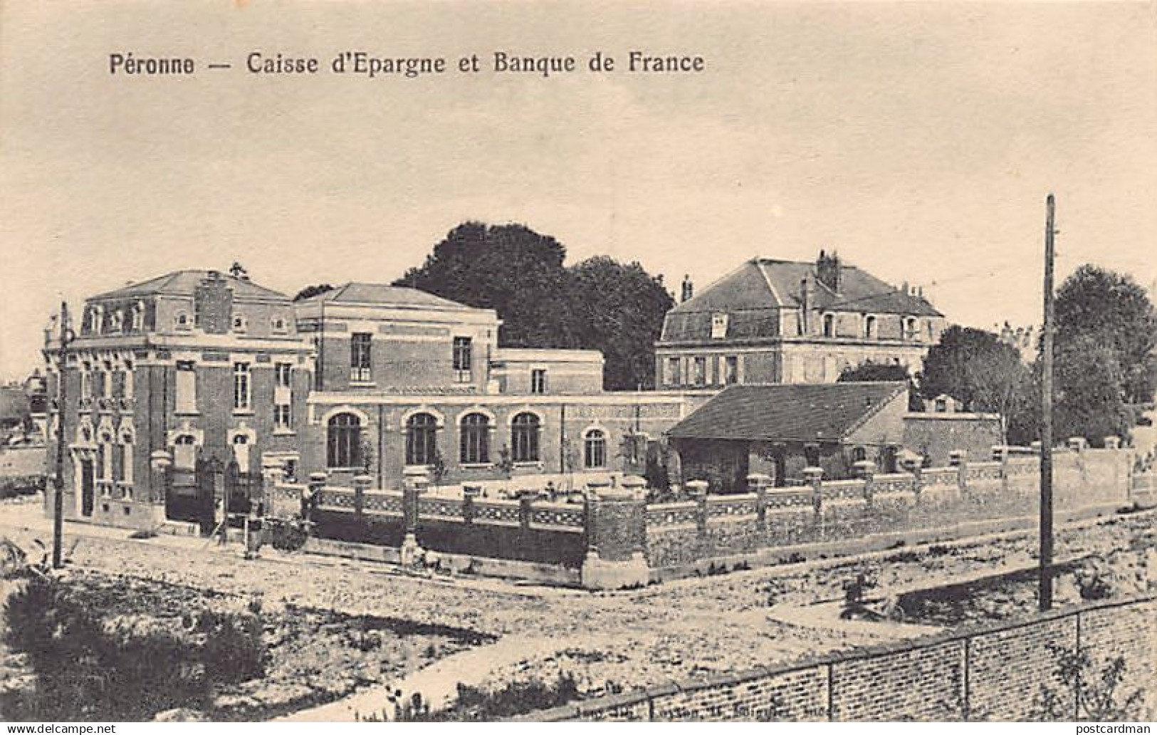 PERONNE (80) Caisse d'Epargne et Banque de France