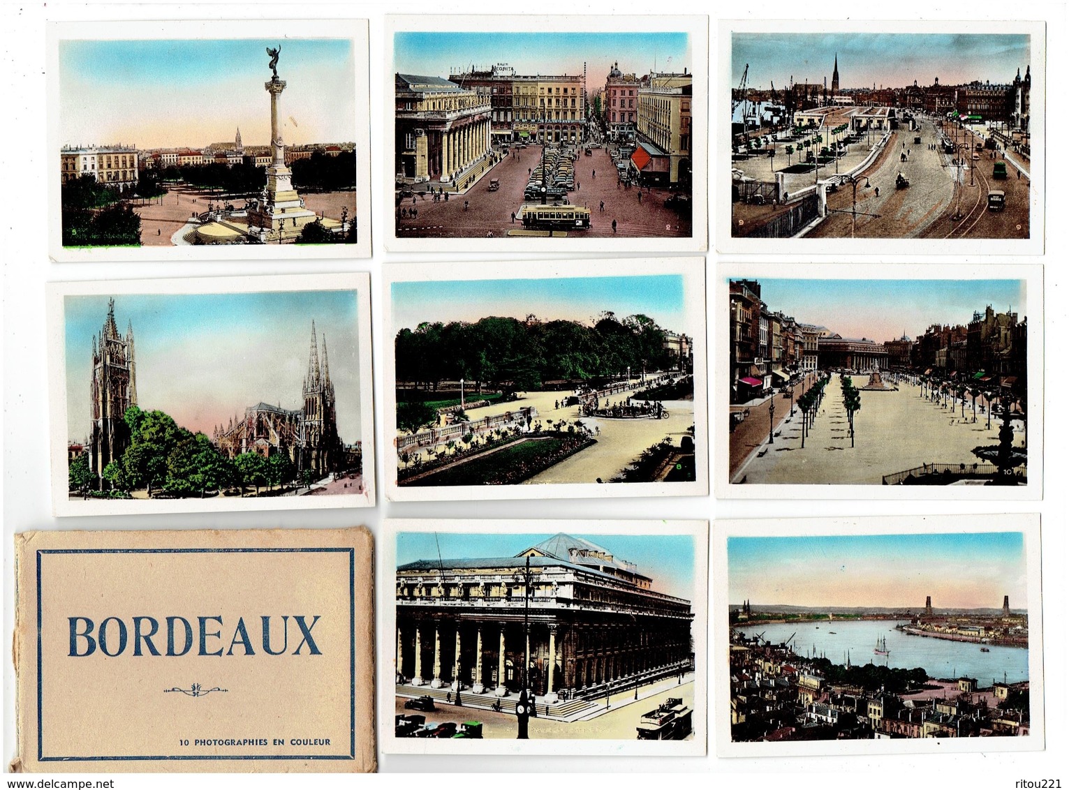 petit carnet 10 PHOTOGRAPHIES BORDEAUX tramway RHUM NEGRITA Gillette camion