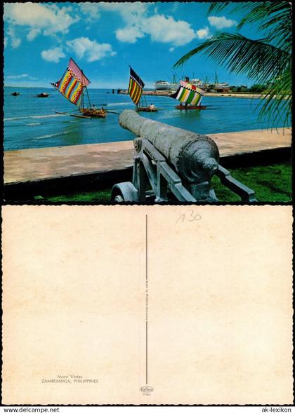 Postcard Philippines Moro Vintas ZAMBOANGA, PHILIPPINES 1970