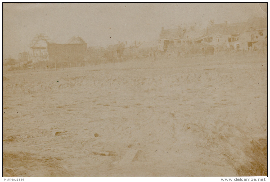 Photo 1915 LANGEMARK-POELKAPELLE - une vue (A139, ww1, wk 1)